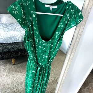 Green Floral Jumpsuit